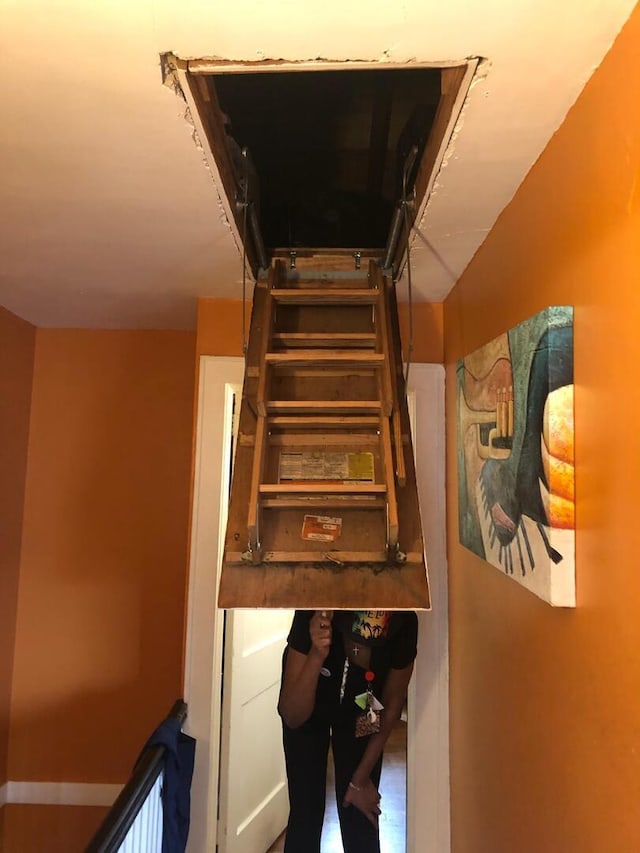 view of staircase