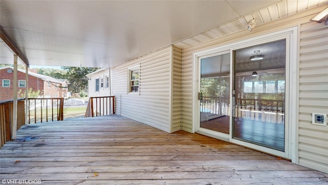 view of deck