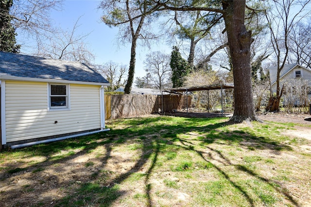 129 Locust Dr, Mastic Beach, NY 11951 - view of yard with an outdoor structure