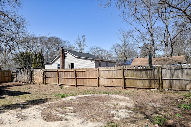 129 Locust Dr, Mastic Beach, NY 11951 - view of fenced backyard