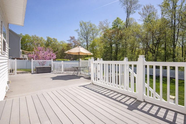 17 Frances Ln, Monroe, NY 10950 - view of wooden terrace