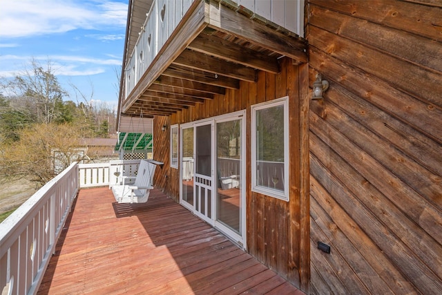 242 Callicoon Center Rd, Jeffersonville, NY 12748 - view of wooden deck