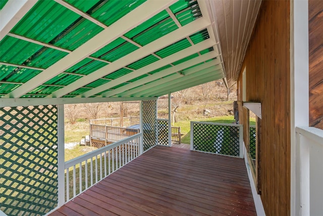 242 Callicoon Center Rd, Jeffersonville, NY 12748 - view of wooden deck