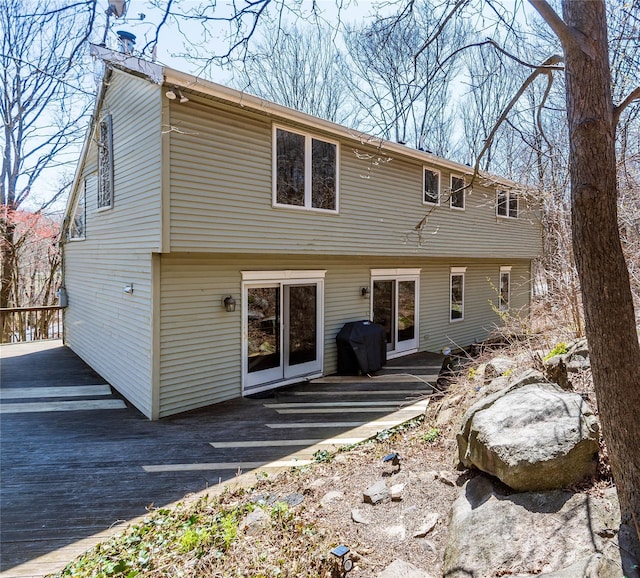 295 Overhill Rd, Stormville, NY 12582 - back of house featuring a wooden deck