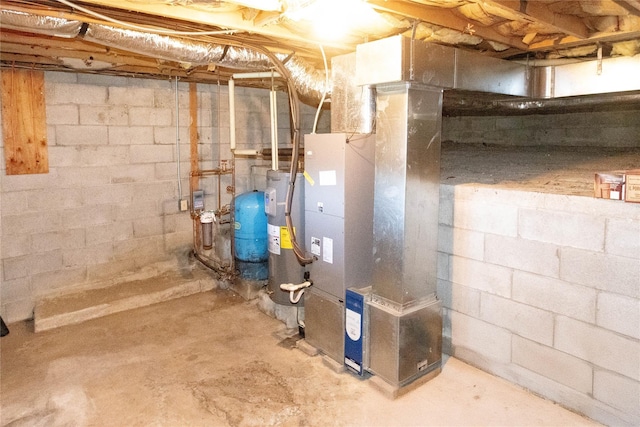 295 Overhill Rd, Stormville, NY 12582 - utility room with heating unit and electric water heater