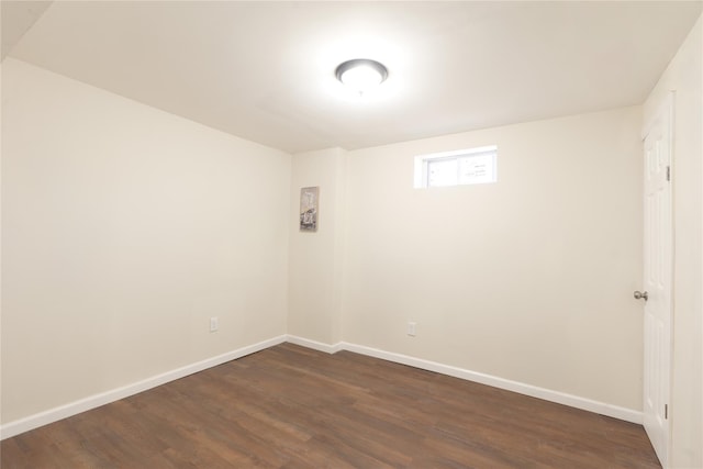 23 Cumberbach St, Wyandanch, NY 11798 - interior space with dark wood-type flooring and baseboards