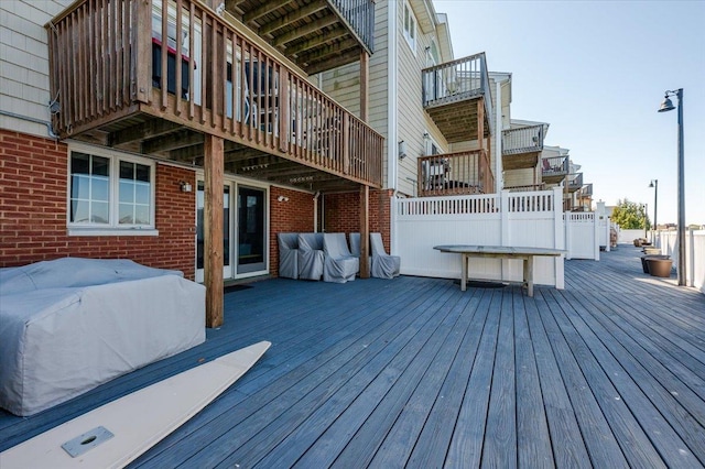 view of deck