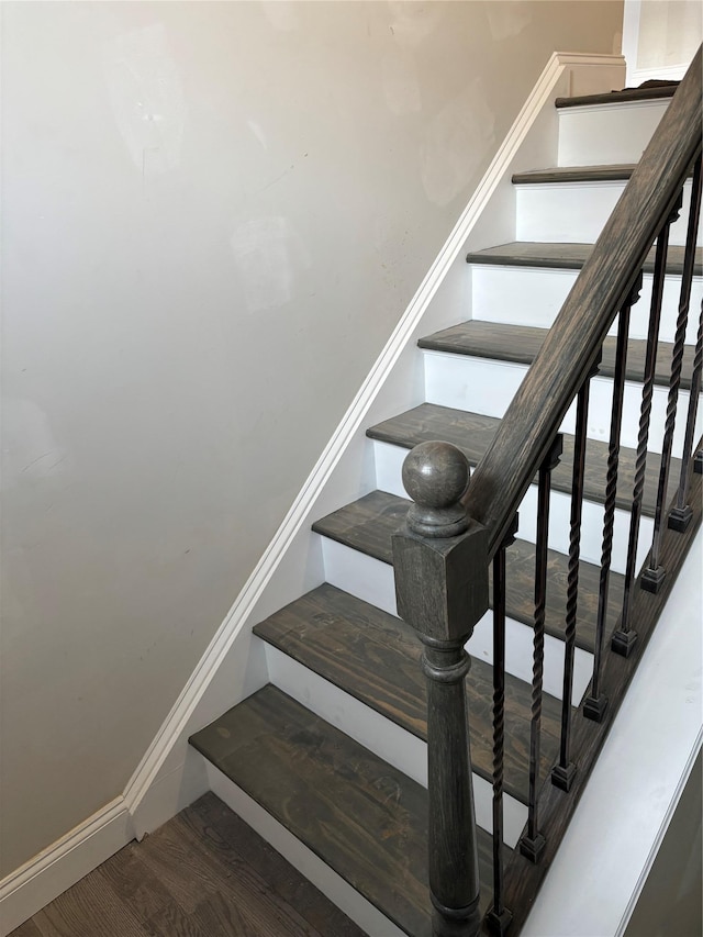 67 2nd St W, Mount Vernon, NY 10550 - staircase with wood finished floors