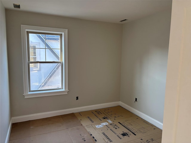 67 2nd St W, Mount Vernon, NY 10550 - unfurnished room with visible vents, baseboards, and light tile patterned floors