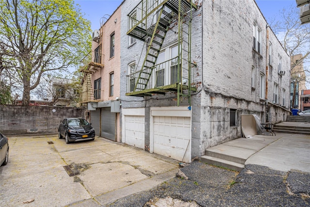 1816 21st Dr, Astoria, NY 11105 - exterior space featuring a garage