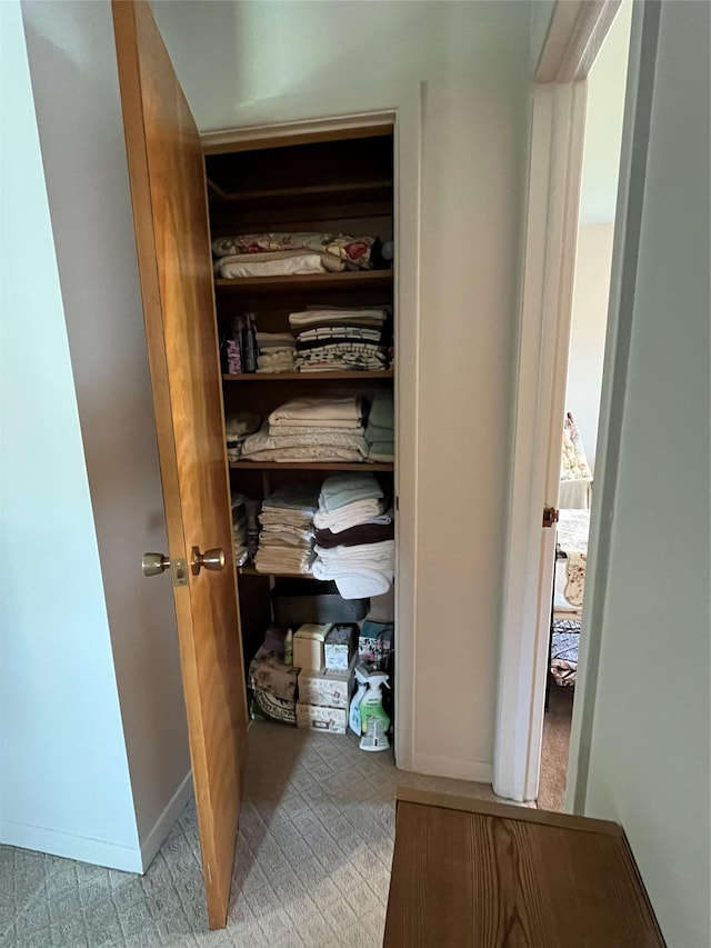 view of closet