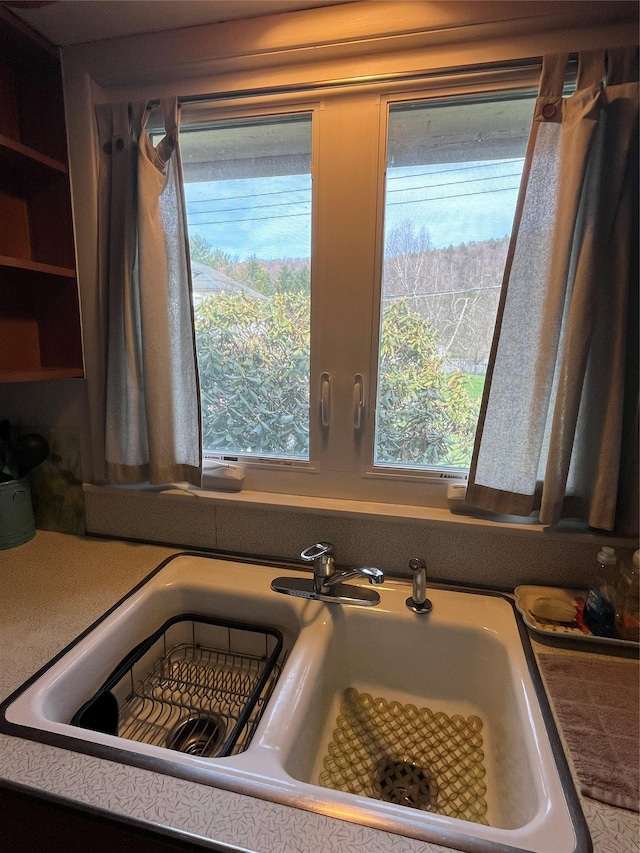 details featuring a sink