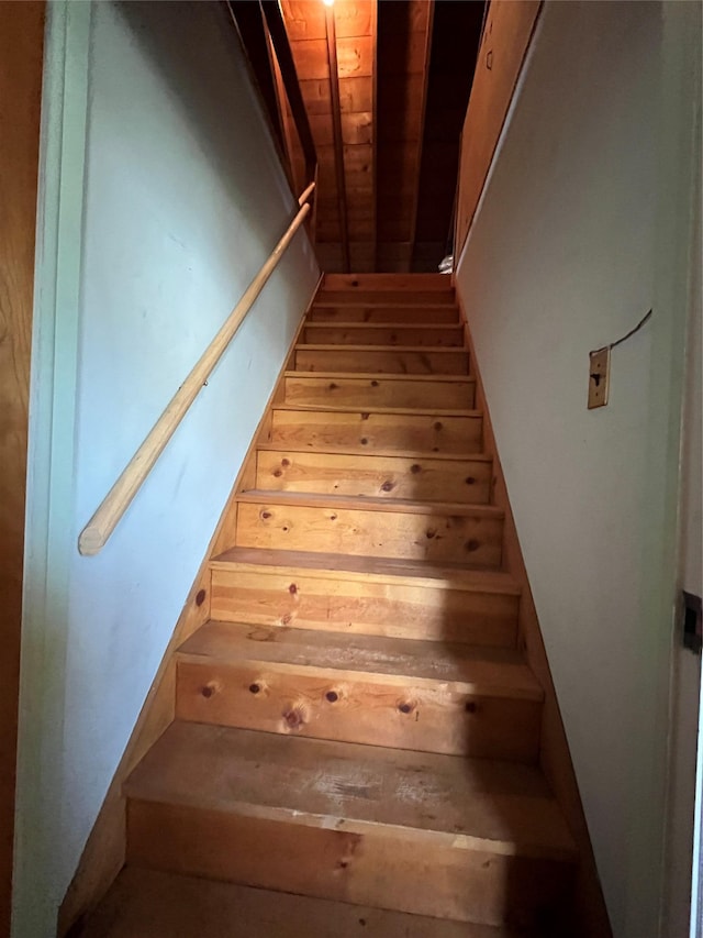 view of staircase
