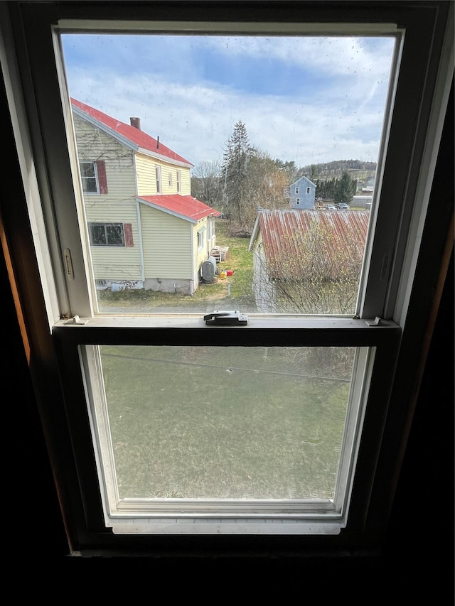 view of room details