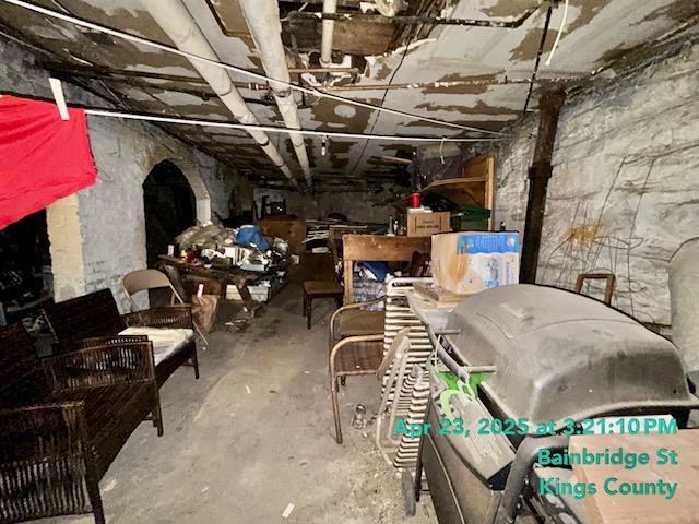 view of storage room