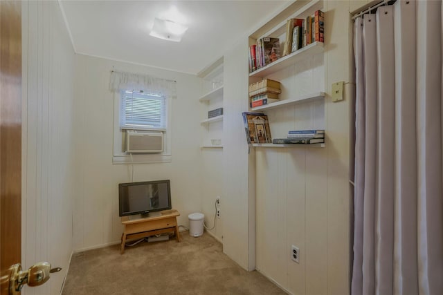 bathroom with cooling unit