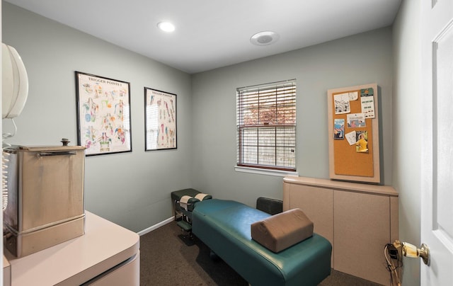 100 Glen Cove Rd, Greenvale, NY 11548 - living area with carpet floors, recessed lighting, and baseboards