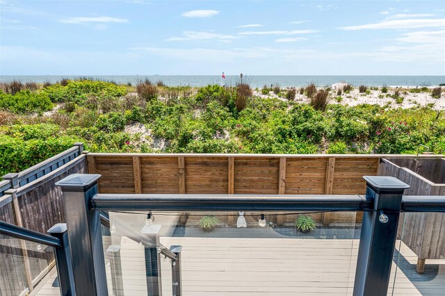 923 Oceanfront, Long Beach, NY 11561 - balcony featuring a water view