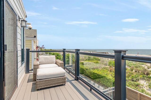 923 Oceanfront, Long Beach, NY 11561 - balcony featuring a water view