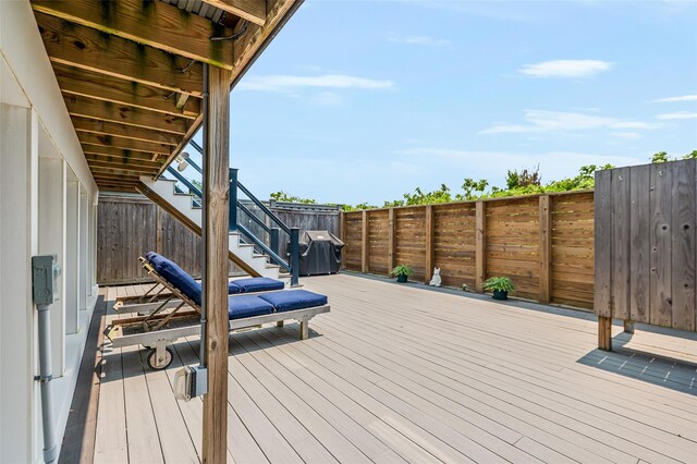 923 Oceanfront, Long Beach, NY 11561 - deck with stairs