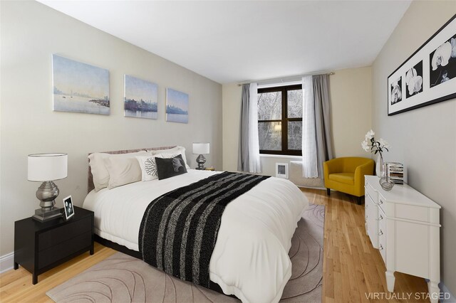 45 Overlook Ter Unit 5A, New York Manhattan, NY 10033 - bedroom featuring light wood-style flooring