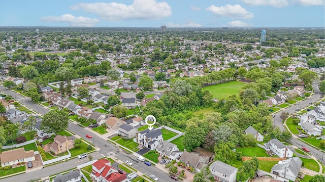 296 Division Ave, Hicksville, NY 11801 - aerial perspective of suburban area