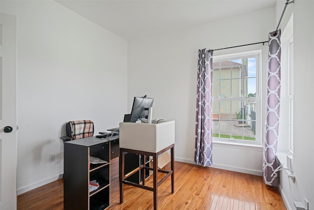 2066 Independence Dr, New Windsor, NY 12553 - office featuring light wood-style flooring and baseboards