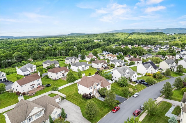 2066 Independence Dr, New Windsor, NY 12553 - aerial view of residential area featuring mountains and a heavily wooded area
