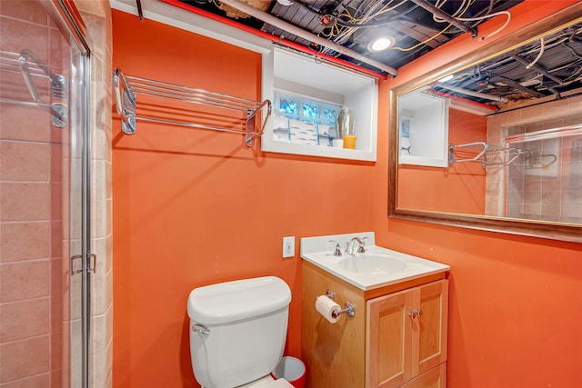 7 Senate Pl, Larchmont, NY 10538 - bathroom featuring vanity, a stall shower, and toilet