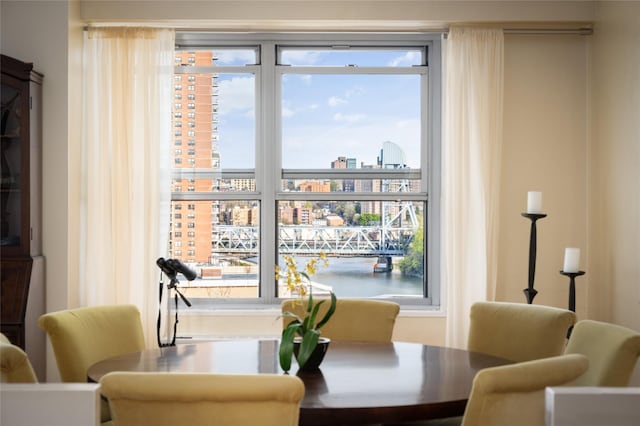 2500 Johnson Ave Unit 2Np, Bronx, NY 10463 - dining area with a city view and a wealth of natural light