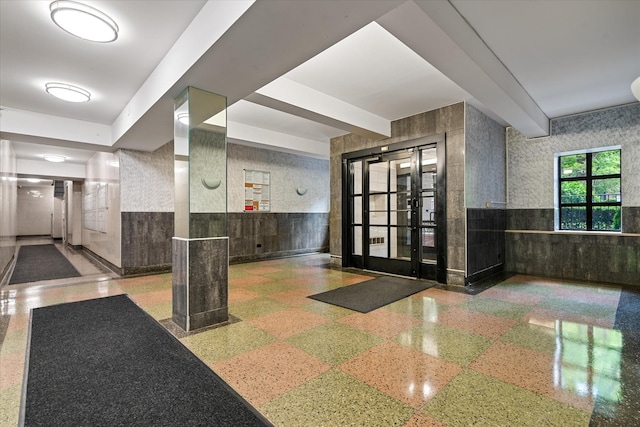 83-25 98th St Unit 3T, Woodhaven, NY 11421 - community lobby featuring wainscoting