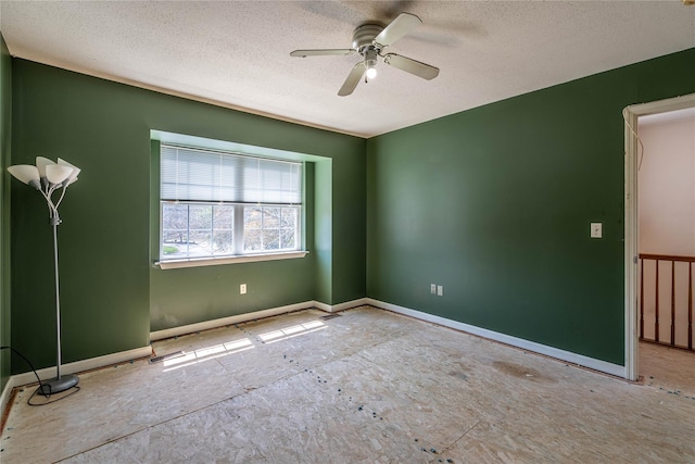 24 Timberline Trl, Pawling, NY 12564 - unfurnished room with a textured ceiling and ceiling fan