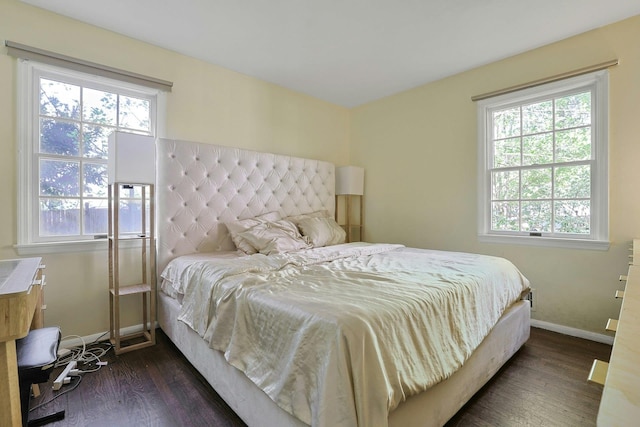 35 Harding St, Pearl River, NY 10965 - bedroom with baseboards and dark wood-type flooring