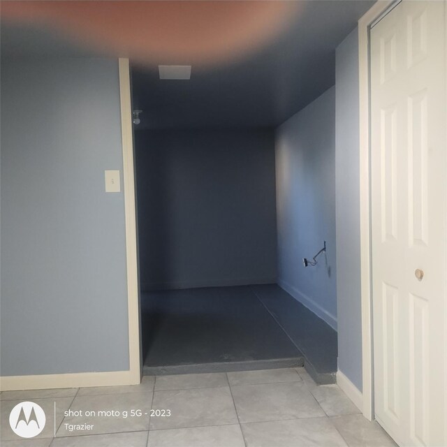 109 Lake Ave, Middletown, NY 10940 - corridor featuring light tile patterned flooring and baseboards