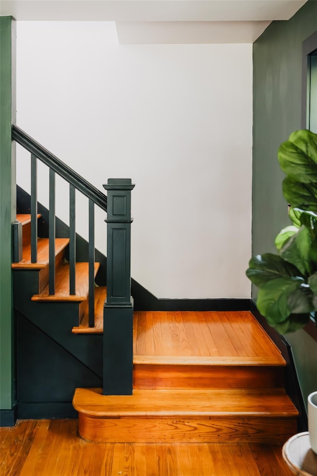 2383 State Route 97, Pond Eddy, NY 12770 - staircase with wood finished floors