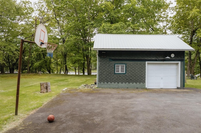 2383 State Route 97, Pond Eddy, NY 12770 - garage featuring view of wooded area