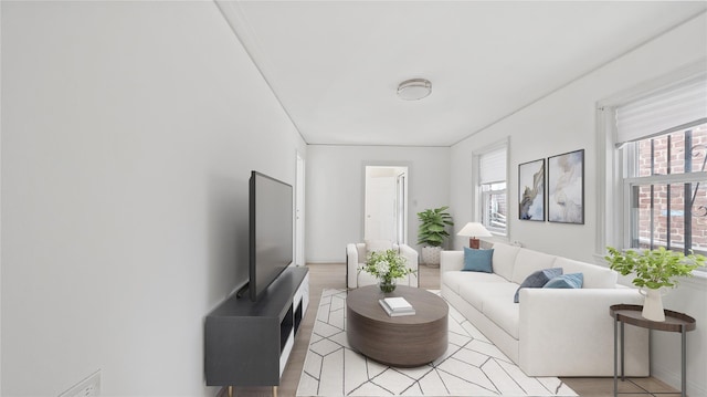 1813 Edenwald Ave, Bronx, NY 10466 - living area with light wood-style flooring