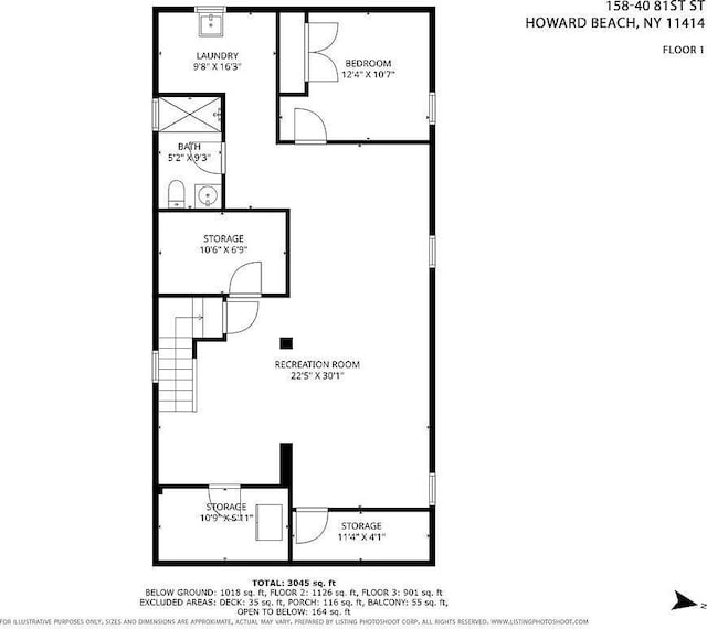 158-40 81st St, Howard Beach, NY 11414 - floor plan / room layout
