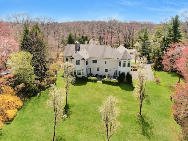 85 Woodlands Rd, Harrison, NY 10528 - view from above of property featuring a forest