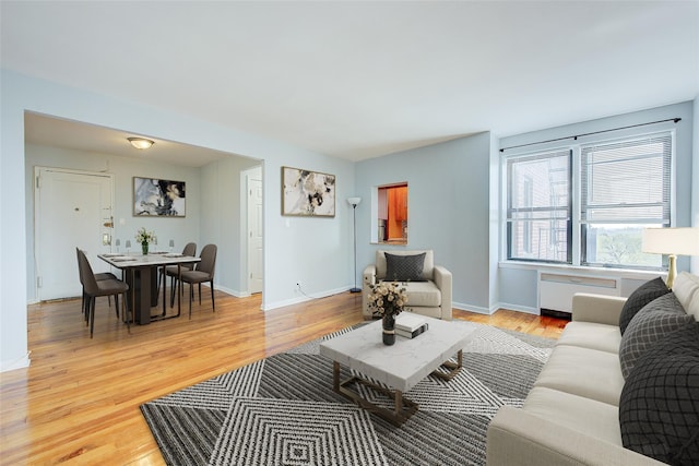170-06 Crocheron Ave Unit 5D, Flushing, NY 11358 - living area with baseboards and light wood-type flooring