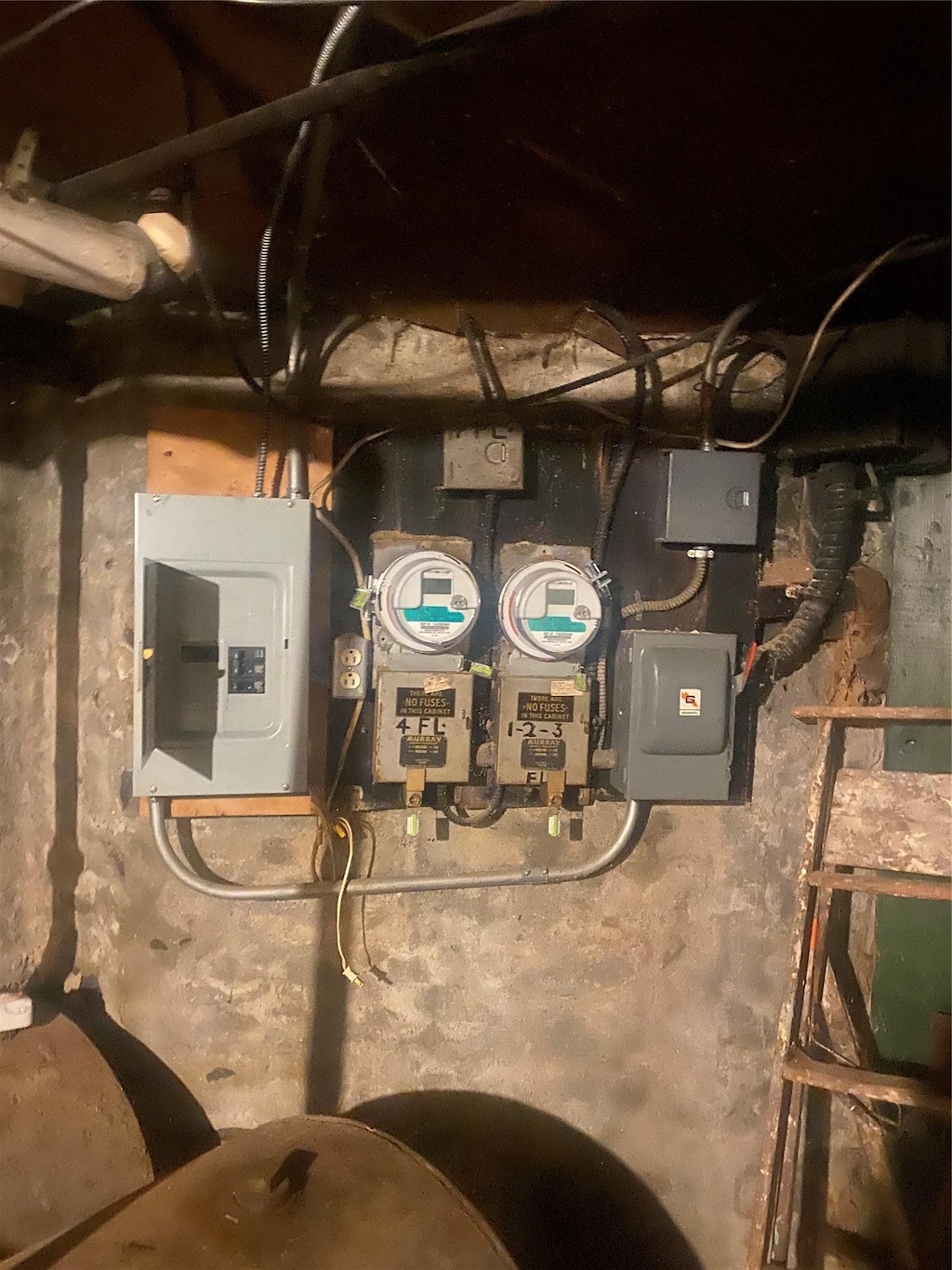 utilities with electric panel