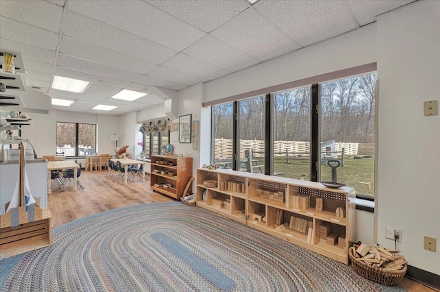 4 Glenna Dr, Carmel, NY 10512 - interior space with wood finished floors and a paneled ceiling