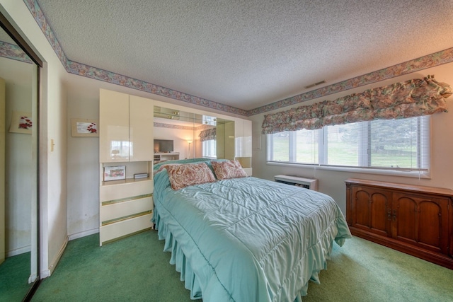 10 Joe D Dr Unit 10B, Callicoon, NY 12723 - bedroom featuring a textured ceiling, visible vents, and light colored carpet