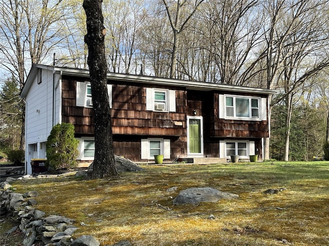 view of raised ranch