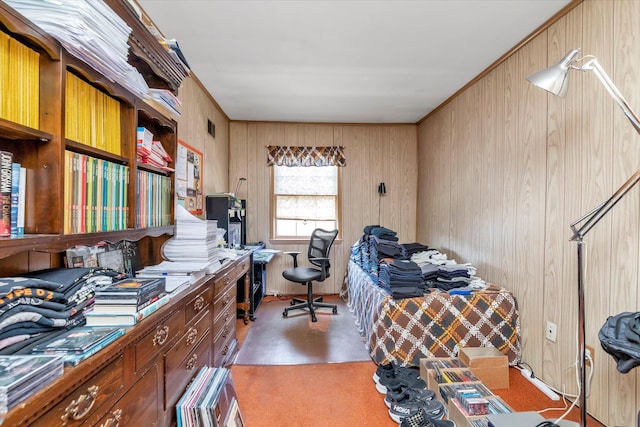 3530 Long Beach Rd Unit 68, Oceanside, NY 11572 - office with wood walls
