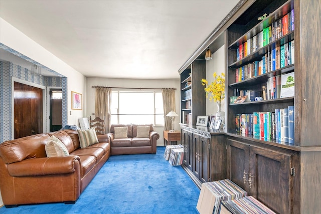3530 Long Beach Rd Unit 68, Oceanside, NY 11572 - living room featuring carpet flooring