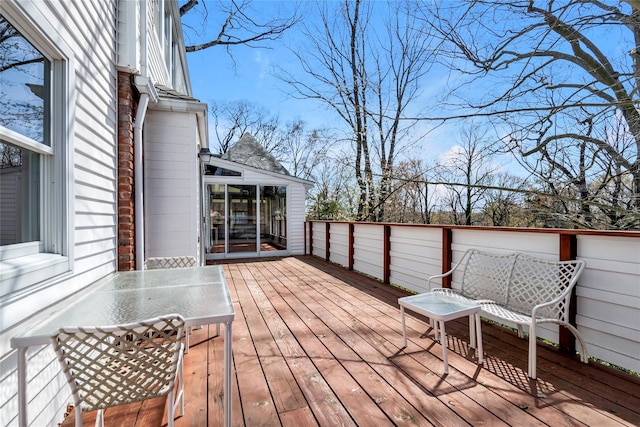 view of deck