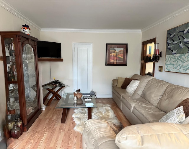 2 Lockwood Ave Unit 2B, Bronxville, NY 10708 - living area with ornamental molding, wood finished floors, and baseboards