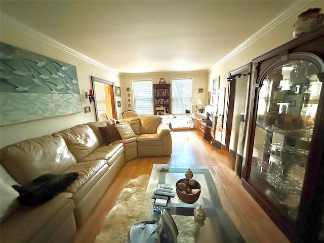 2 Lockwood Ave Unit 2B, Bronxville, NY 10708 - living area featuring wood finished floors and crown molding