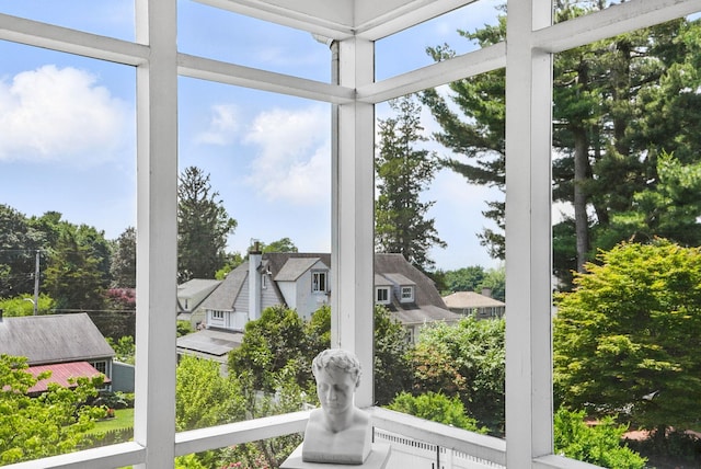 1449 Riverview Ave, Peekskill, NY 10566 - view of unfurnished sunroom